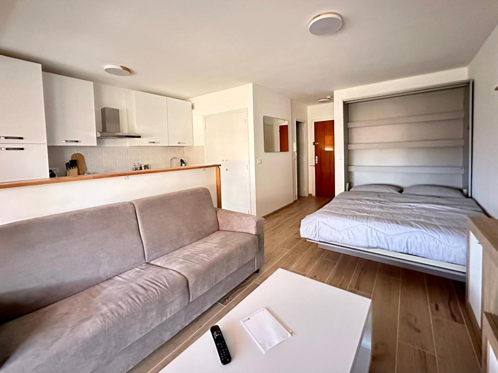 Studio Kialeo Pres De La Plage Avec Parking 로퀴에브륀캡마르탱 외부 사진